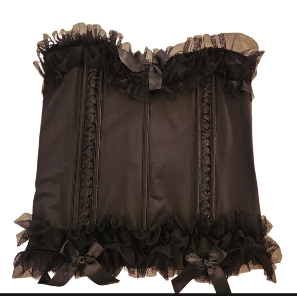 Seven until midnight plus size stretchy sexy corset lingerie top 1x / 2x - Picture 1 of 11